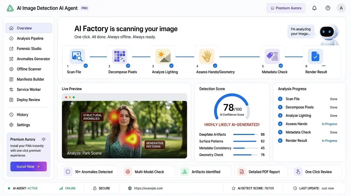 AI workflow generator dashboard — example of the AI tool dashboard software